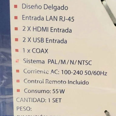 MEJOR PRECIO,TV ROYAL DE 32"SMART TV,NUEVO EN CAJA,DOS MANDOS, 5-278-7004 - 2/2