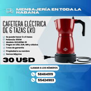 ☕ CAFETERA ELÉCTRICA DE 6 TAZAS EKO ☕ 💰 Precio: $ 30 USD - Img 55607772