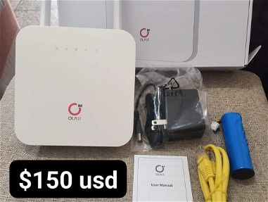 Router 4G LTE (lleva SIM).Tenga conexión WiFi en todo su hogar .funciona conectado a la corriente y también es portable - Img 67270305