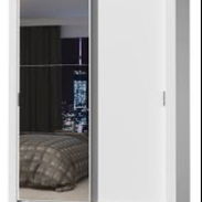 Closet de 2 puertas blancos con espejos importados nuevos en caja - Img 53617262