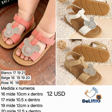 Sandalias de modelos hermosos 💜 para niñas 👧🏽 - 8/10