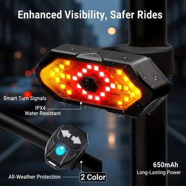 Luz Trasera para Bicicleta, - 6/10