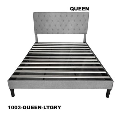 🛌Cama Queen importada 🩶 📦Color disponible: gris claro 🏷️$330 usd - Img 126186782