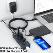 ⚙️ 2️⃣ Centro USB 3.0 FEMORO HUB ALIMENTADO — Velocidad y orden en tu escritorio 💻 - Img 51976012