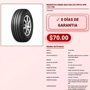 NEUMÁTICO GREEN-MAX VAN 225/70R15C 8PR 112/110R . - Img 57882093