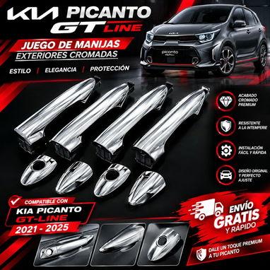 Embellecedores de manillas kia Picanto GT line - 2/2