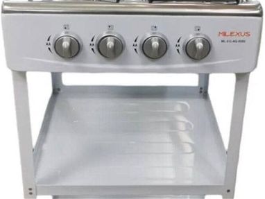 Cocina Milexus 4 hornillas con estantes, nueva oferta!! - Img main-image-45611042