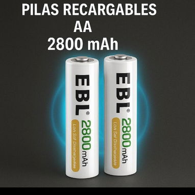 pilas AA recargables desde los 2500mah⚡ - Img 99859479