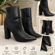 👢Botines negros de mujer #40 reducido - Img 57111119