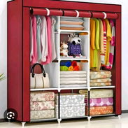 Closet de ropa Closet portátil de varillas de metal unidas por uniones de plástic - Img 57599927