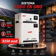 INVERSOR de 3kw y batería de 7kw*SISTEMA TODO EN UNO* *Todo En Uno Inversor De 3Kw y Batería De 7Kw(25.6v/280ah) (110) - Img 56370535