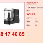 MINI PROCESADOR DE ALIMENTO ROYAL - Img 54823627