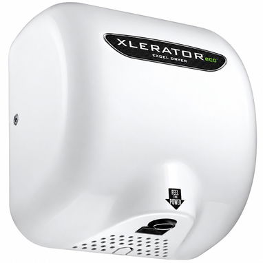 Excel Driver 110-120V Automatic Hand Dryer - 10 Second Dry Time, White Brand New - 3/3