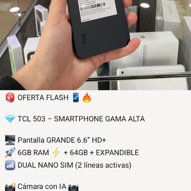 Teléfono celular A-100 y TCL -503 - Img 123428307