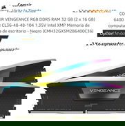 Vendo 32gb de ram ddr5 a 5200Mhz, Corsair RGB - Img 49518979