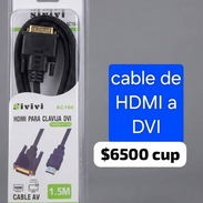 Cable HDMI a DVI de 1.5 metros en venta - Img 56255281