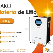 🔅Batería SAKO-15kWh-energía de respaldo-para apagones🔅 - Img 57621653