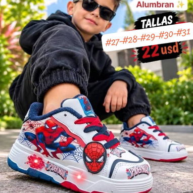 Para niños: Botas timberland, jordan, tenis de spiderman - 3/3