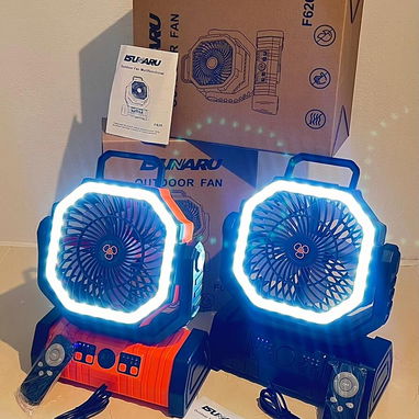 😮💨Ventilador recargable f6 de 20.000mAh marca isunaru nuevos en su caja📦 No pase un día más en apagón 🥰‼️ - Img 107764897