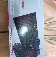 🌸teclado+mouse=kit gamer: FV-0809 FOREV/new en su caja/ - Img 49278433