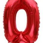 Globos rojo y rosa de números - 7/10
