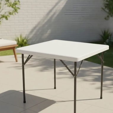 VENDO MESAS PLEGABLES DE 6 PUESTOS ,MESAS PLEGABLES CUADRADAS 4 PUESTOS Y SILLAS PLEGABLES - 2/3