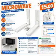SOPORTE DE PARED PARA MICROONDAS, Garantía de 7 días, Entrega por un mínimo costo adicional para toda La Habana. - Img 57914945