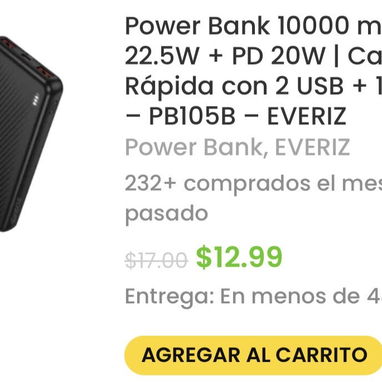 Power Banks a varios precios - Img 127839147
