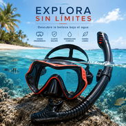 Máscara de visión panorámica y Snorkel - Img 49992514