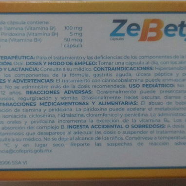 Tribedoce en tabletas, complejo B Lodexied, contiene 30 - Img 105784356