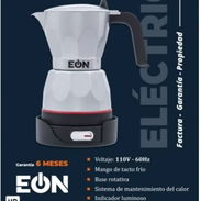 Cafetera Eléctrica colores negro,gris y roja de 3 tazas - Img 56345569