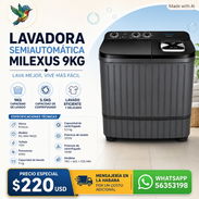 LAVADORA SEMIAUTOMÁTICA MILEXUS 9KG - Img 57852543
