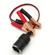 ADAPTADOR DE BATERÍA A TOMA DE ENCENDEDOR - CON PINZAS DE COCODRILO - Img 57518503