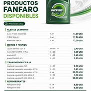 Aceites y lubricantes FANFARO - Img 56396377