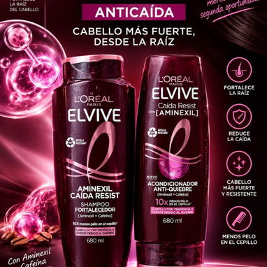 Loreal elvive 680 ml dúo de shampoo y acondicionador - 5/6