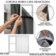 CORTINA DOBLE CAPA TRASLÚCIDA, ENTREGA DE FACTURA, VARIEDAD DE ARTÍCULOS ÚTILES DEL HOGAR, ETC - Img 54896761