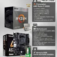Kit AMD A520 Ryzen 5 3400G 8Gb - Img 55653454