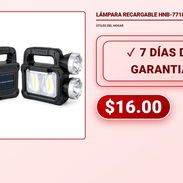 LÁMPARA RECARGABLE HNB-7718-2W - Img 58230100