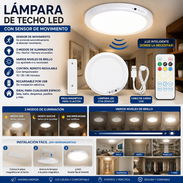 Lámpara de techo LED recargable con sensor de movimiento - Img 57153101