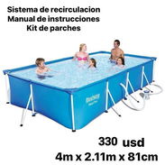Piscina de lona y tubo nueva en su 📦 - Img 54936505