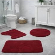 Juego de 3 alfombras de baño antideslizante - Img 57547898