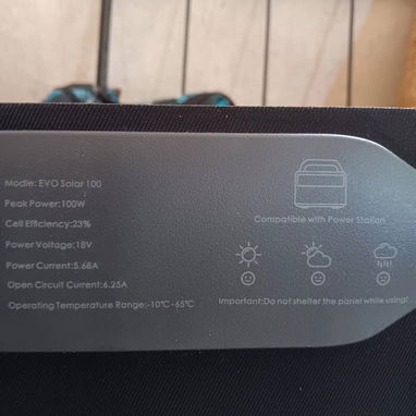 ¡Vendo Panel Solar Portátil Fanttik EVO 100! ☀️⚡ - 6/7