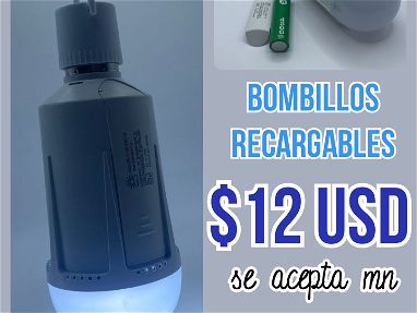 LÁMPARAS RECARGABLES Y BOMBILLOS RECARGABLES - Img 63149641