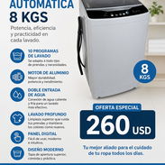 Lavadora automática 8kg Milexus - Img 55539195
