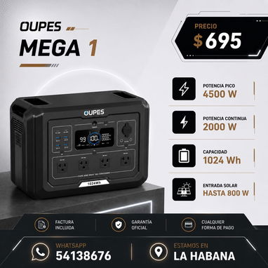 Paneles y Estaciones de energía portátiles en La Habana - Oferta Relámpago (kinetica) - Img 127253110