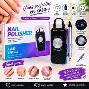 💅 Máquina para uñas acrílicas recargable (torno de manicura) - 2/2
