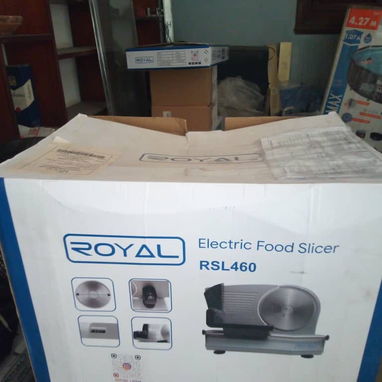 Lasqueadora o rebanadora Royal RSL460. Acero inoxidable, 150W 110V-60Hz 220mm. Nueva - Img 114820179