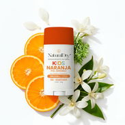 Desodorante Natural en Barra Naranja Kids Piel Sensible (Para niñas y niños) - Img 54516956