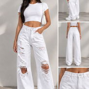 Jeans blancos de mezclilla - Img 58158295