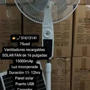 Ventilador recargable de pedestal - Img 55988523